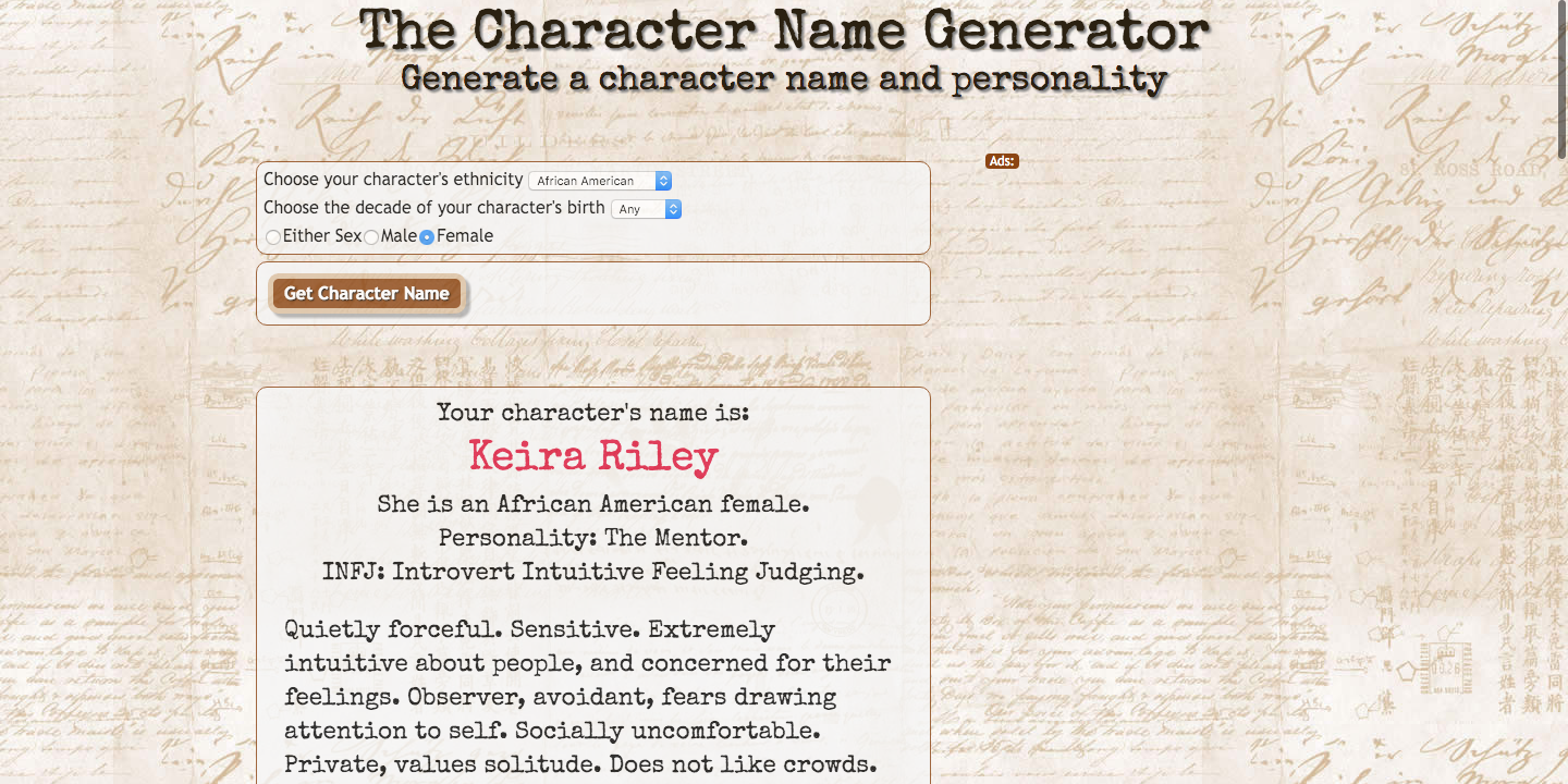 How To Choose Character Names Ny Book Editors